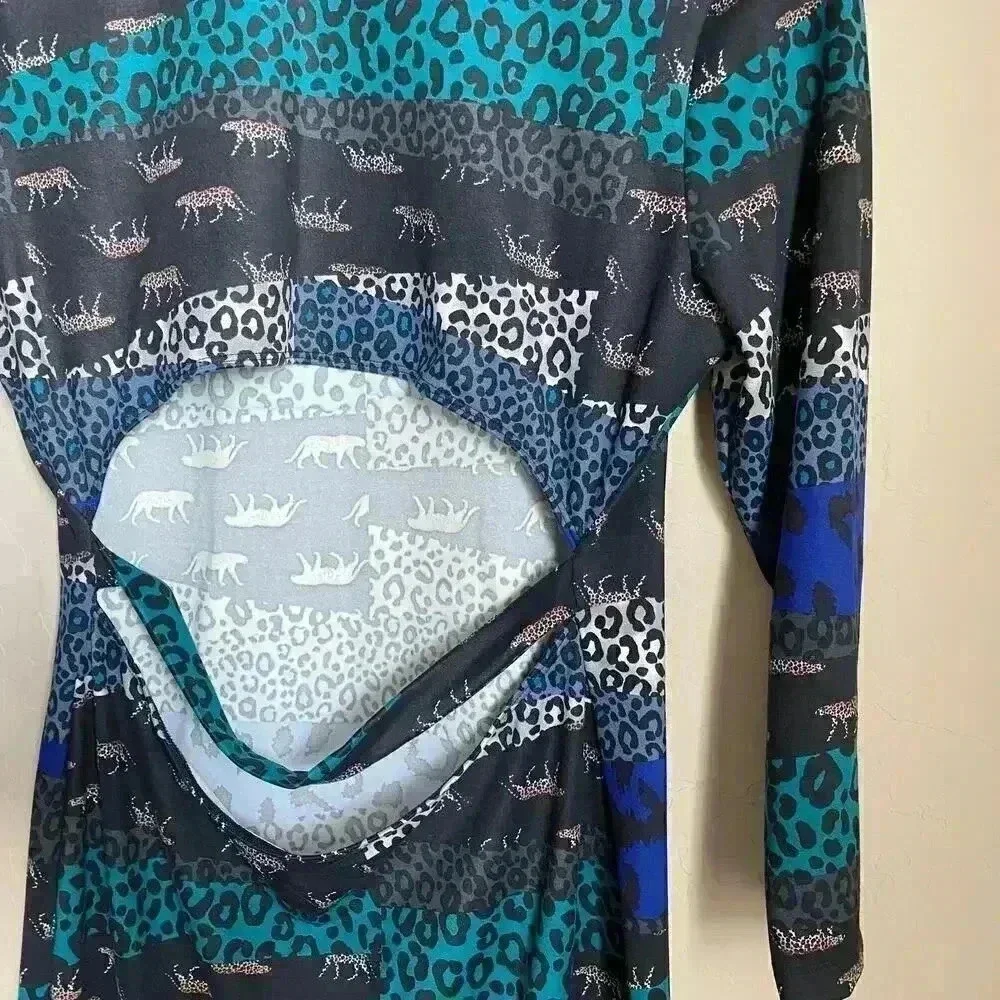 Victoria's‎ Sport Active Leopard Print Dress - Picture 3 of 13